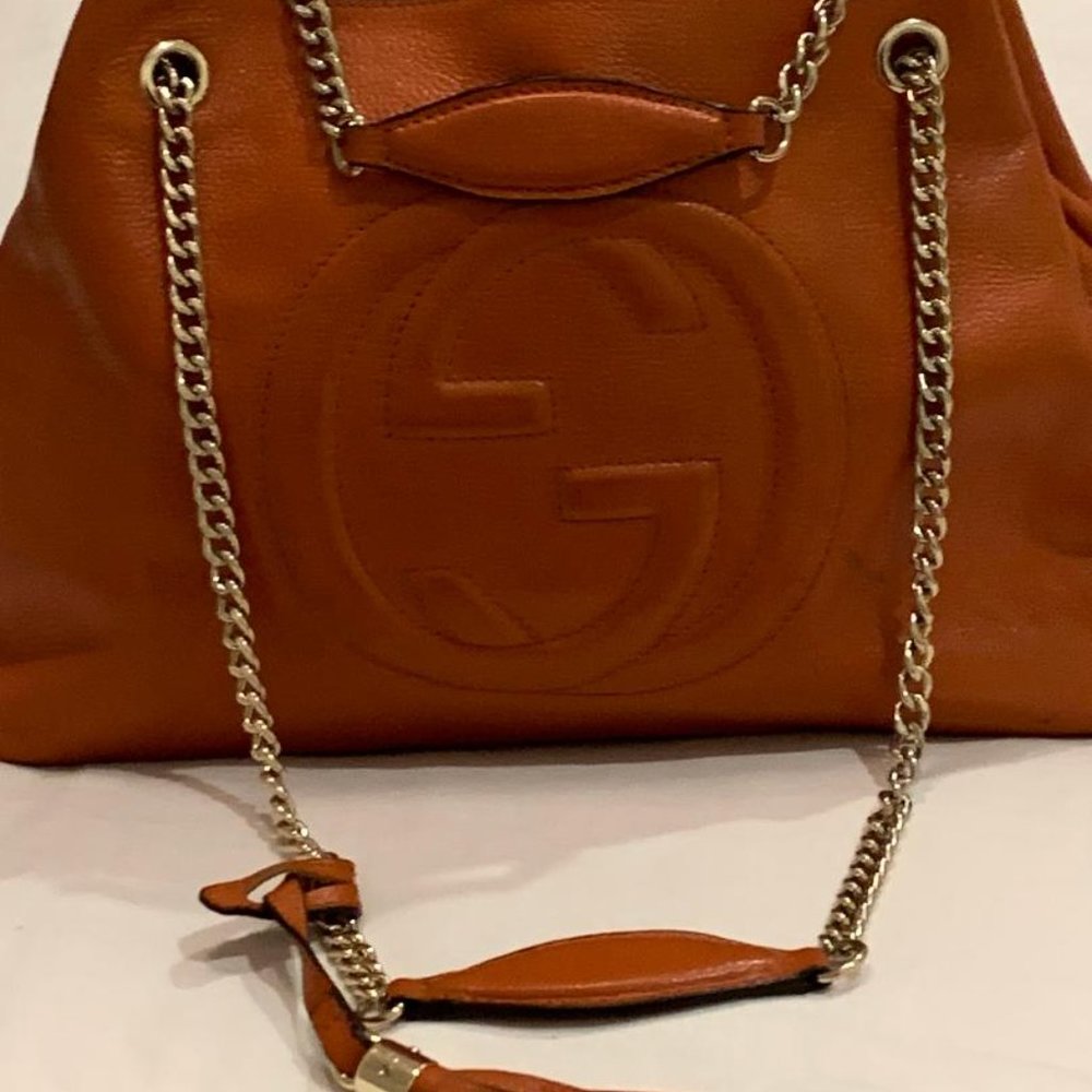 Gucci Orange Tote bag
